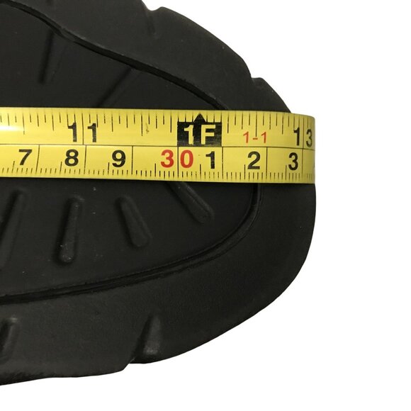 RED WING Mens Soft Toe Lace Up Work Boot Black Leather Size 13 - Picture 10 of 12